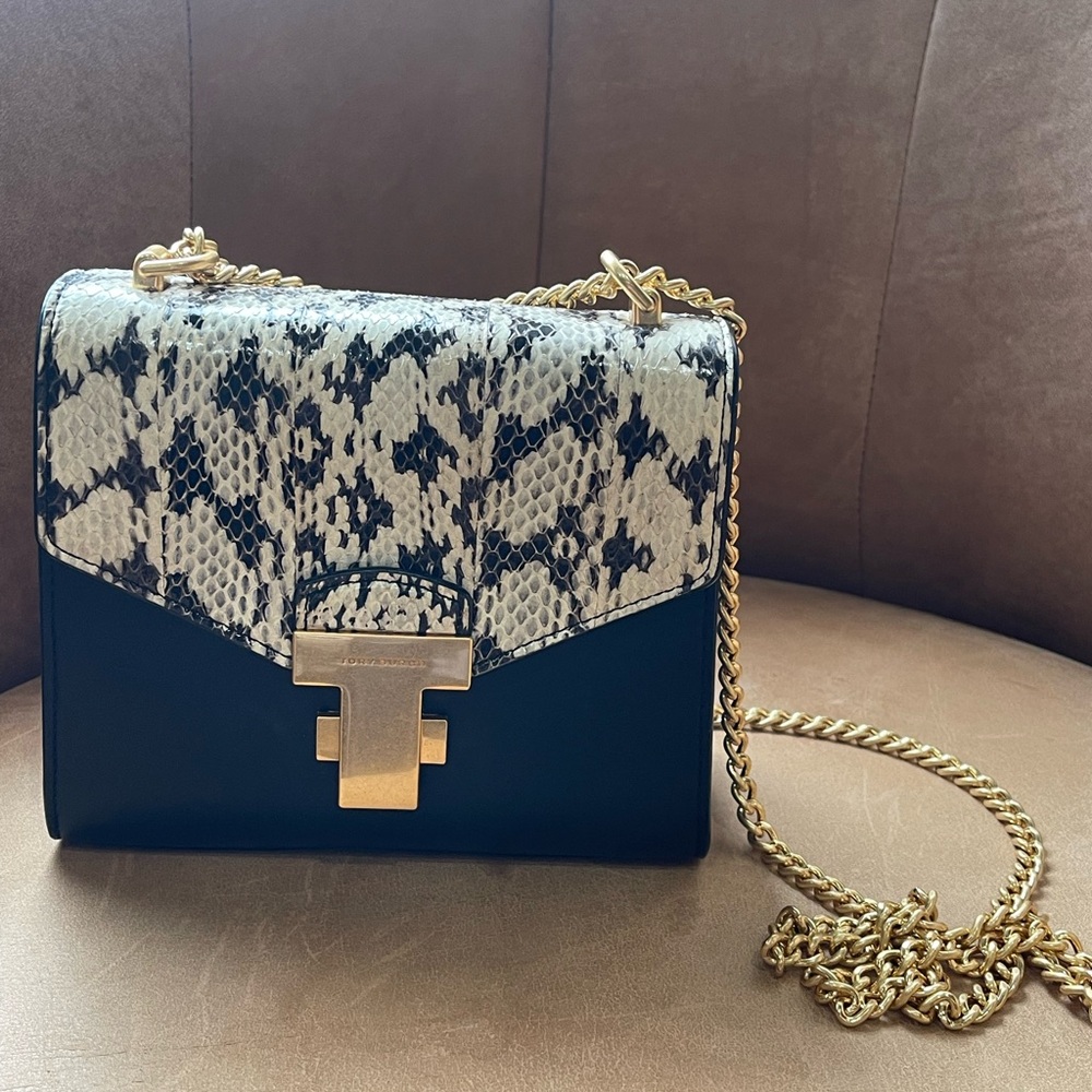 TORY BURCH JULIETTE SNAKE CHAIN MINI BAG - Picture 2 of 2
